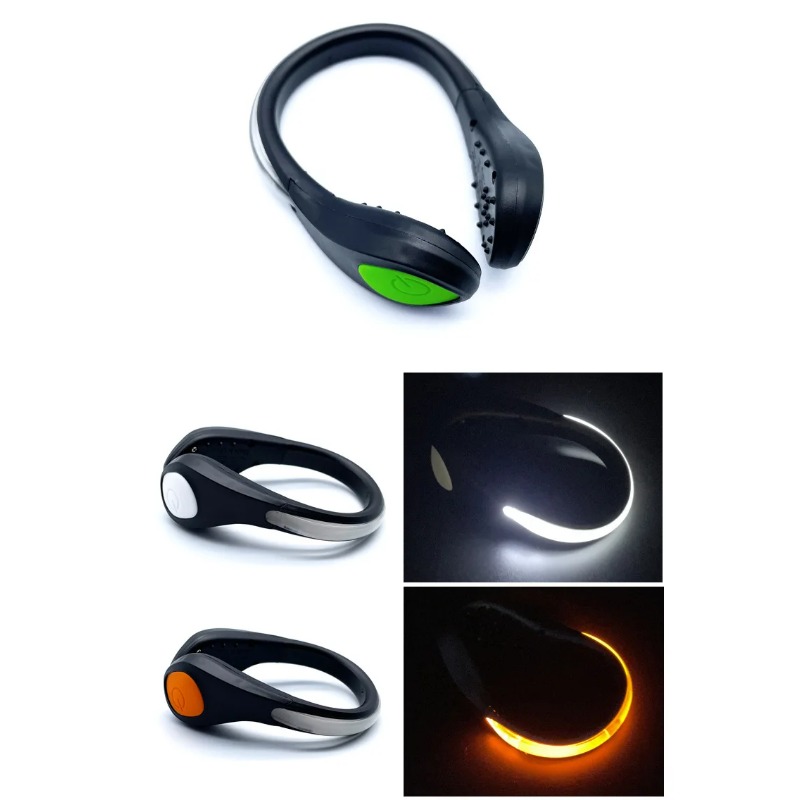 Cycling Gear And Equipment - ضوء مشبك حذاء مضيء جديد بتقنية