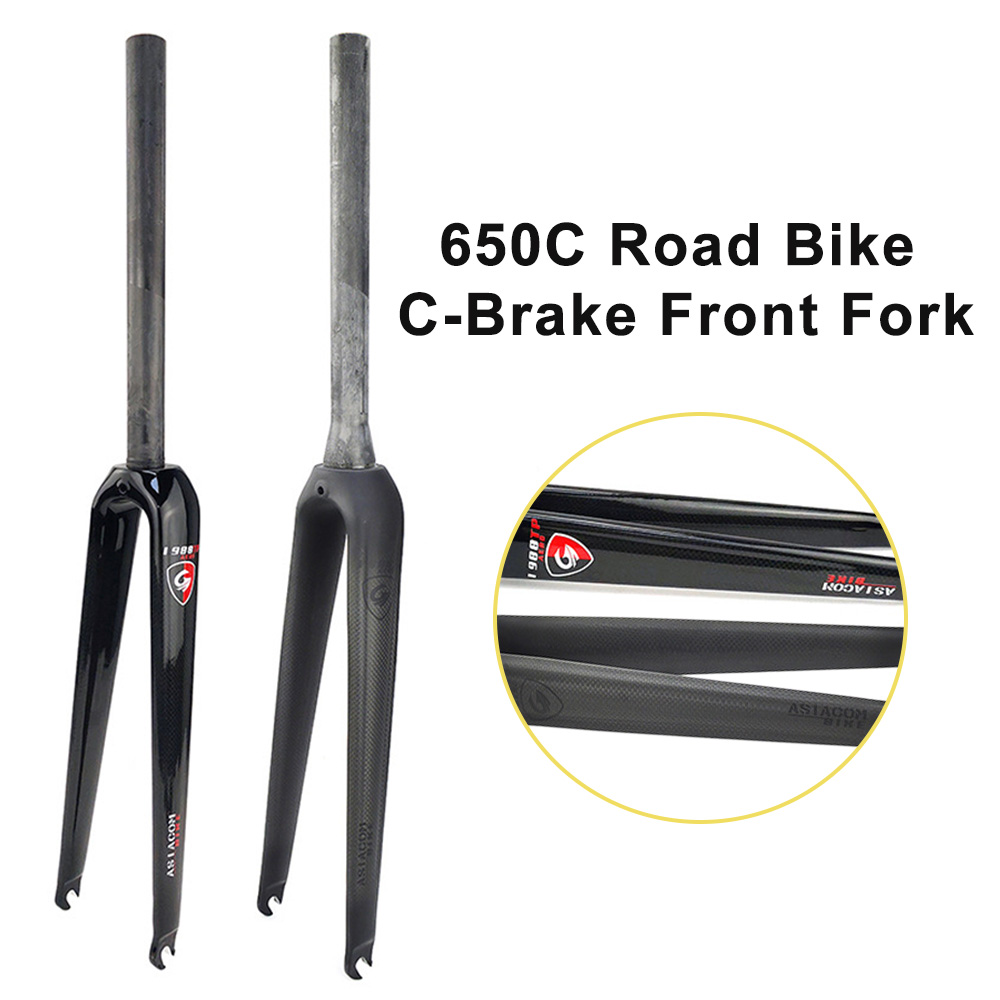 Cycling Gear And Equipment - شوكة أمامية صلبة من الكربون الكامل