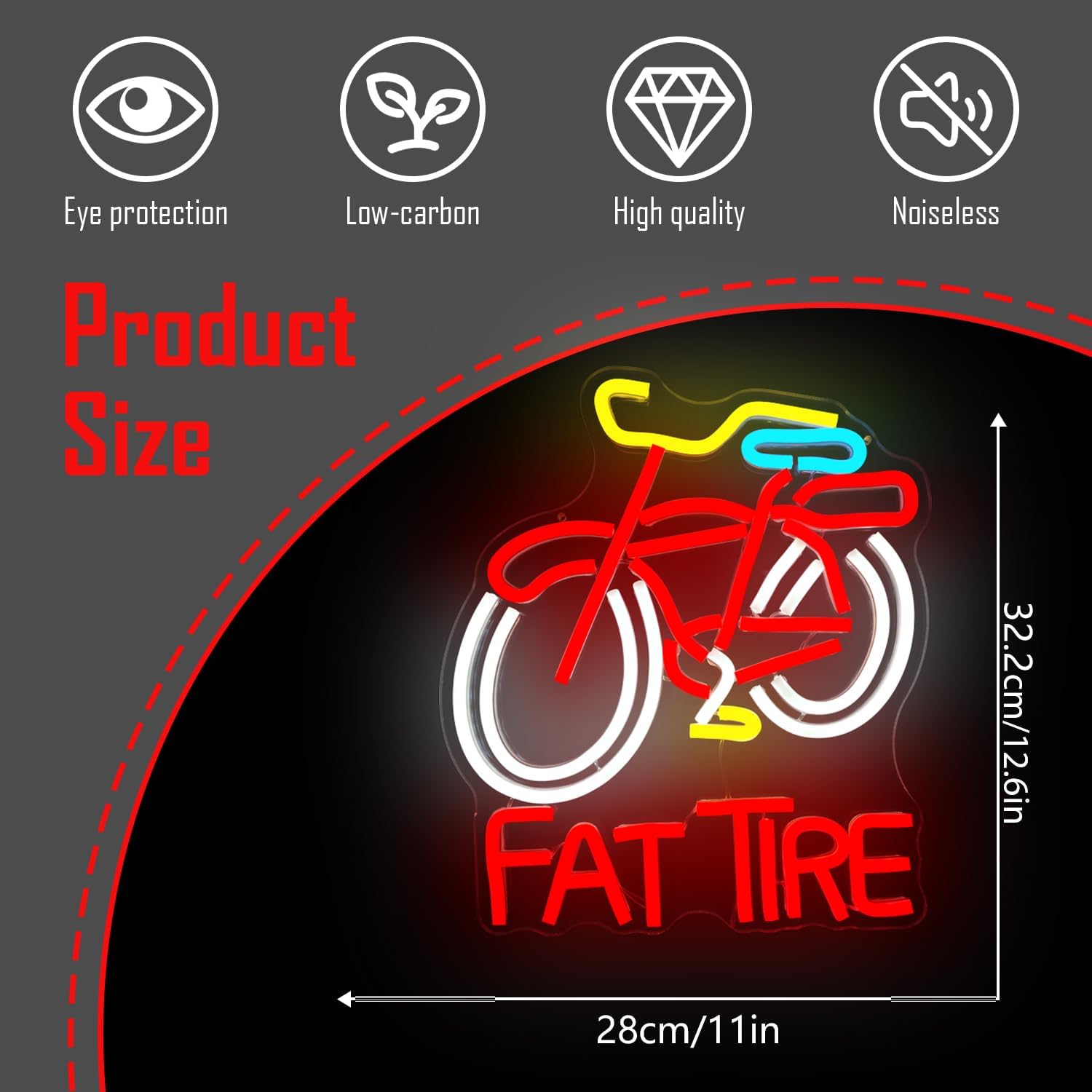 لافتة نيون LED على شكل دراجة ب - مراجعة Cycling Gear Store وسعره